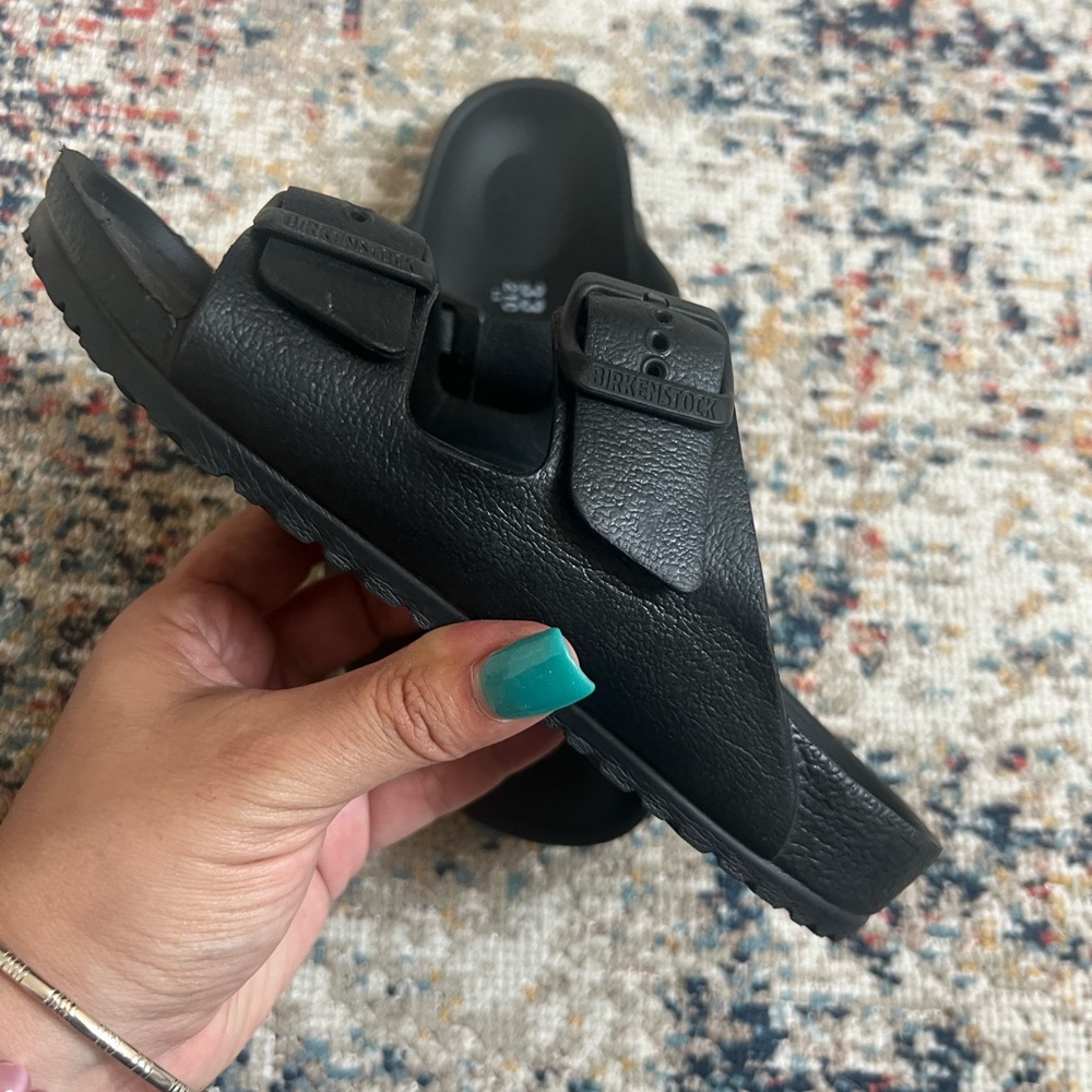 Birkenstock Black Double Strap Sandals - Picture 7 of 7